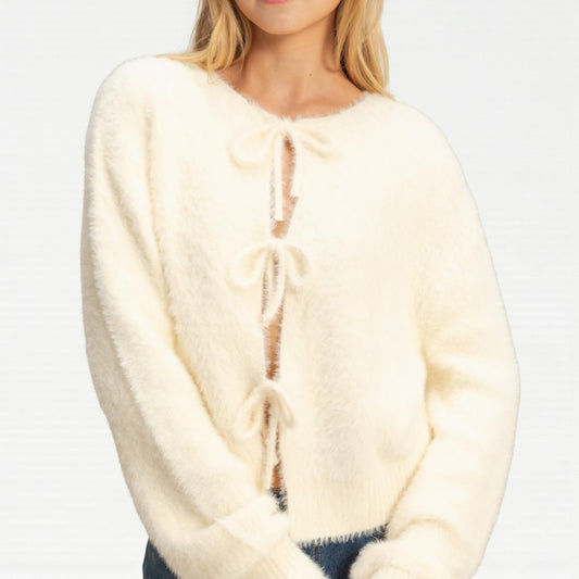 Sueter Hueso con Moños