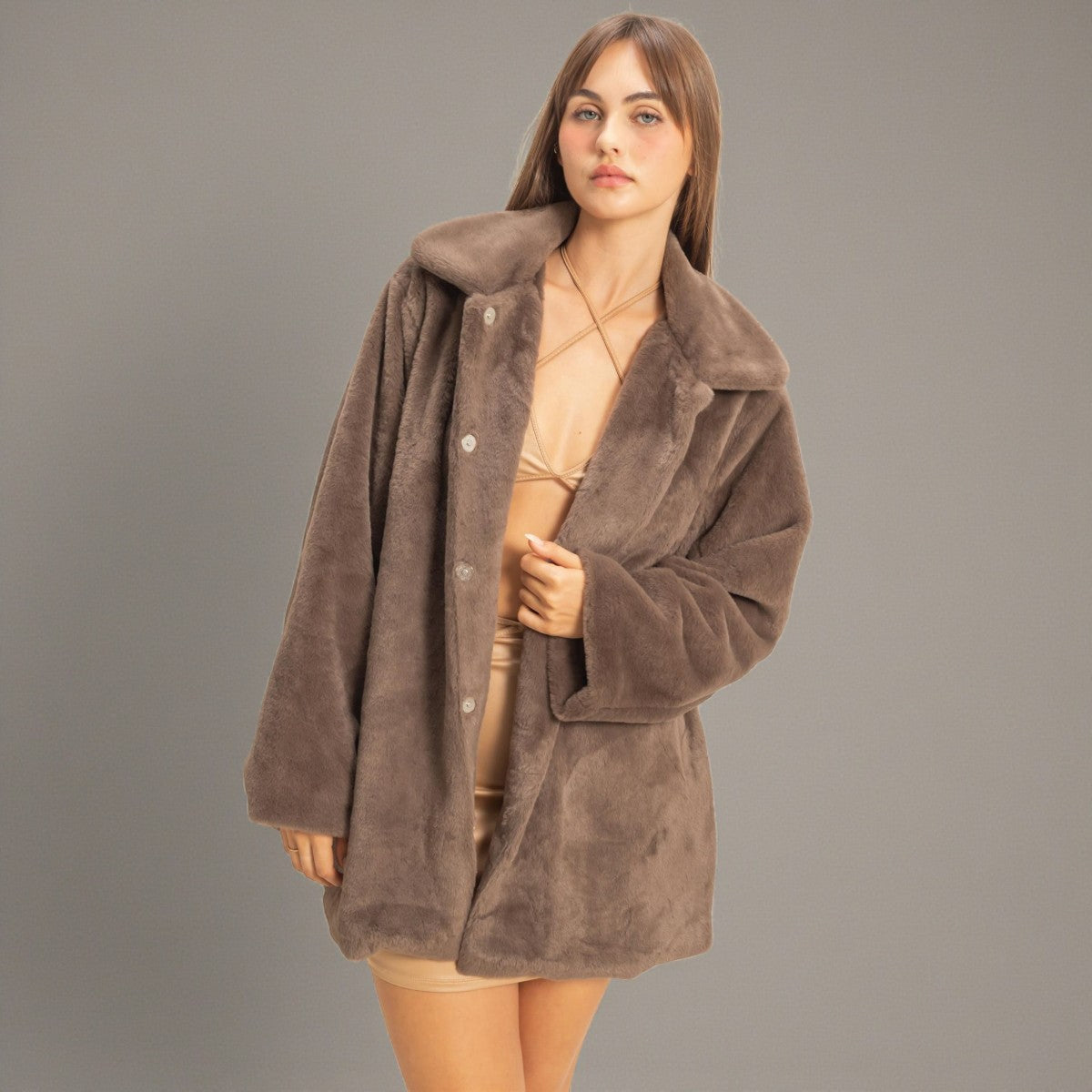 Abrigo Moka de Peluche