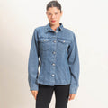 Blusa Azul de Mezclilla