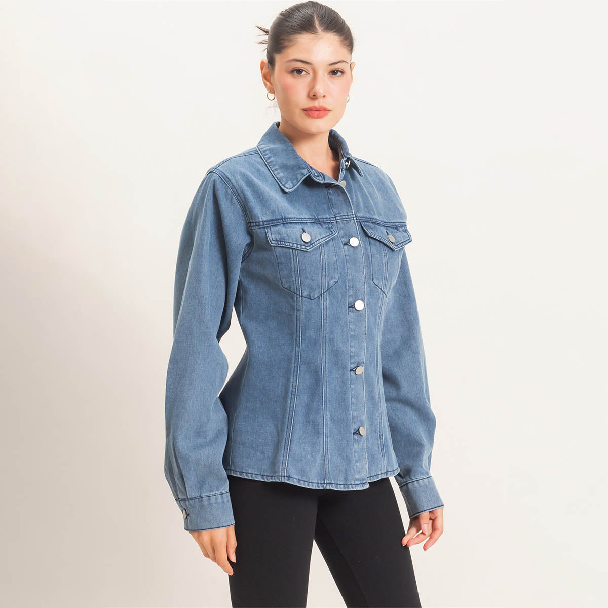 Blusa Azul de Mezclilla
