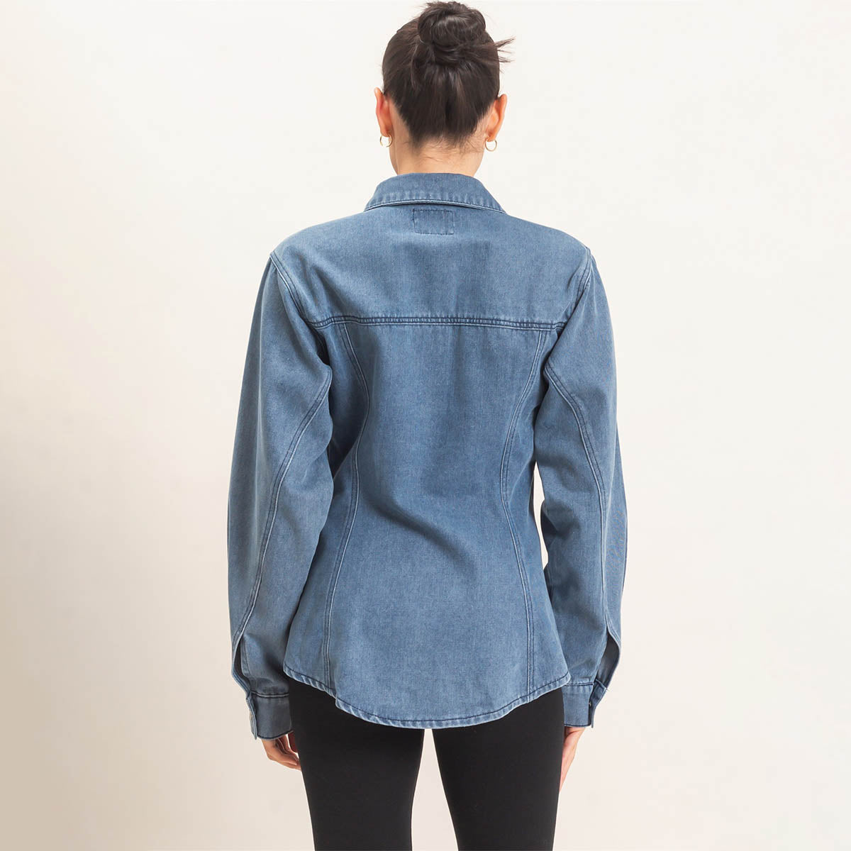 Blusa Azul de Mezclilla