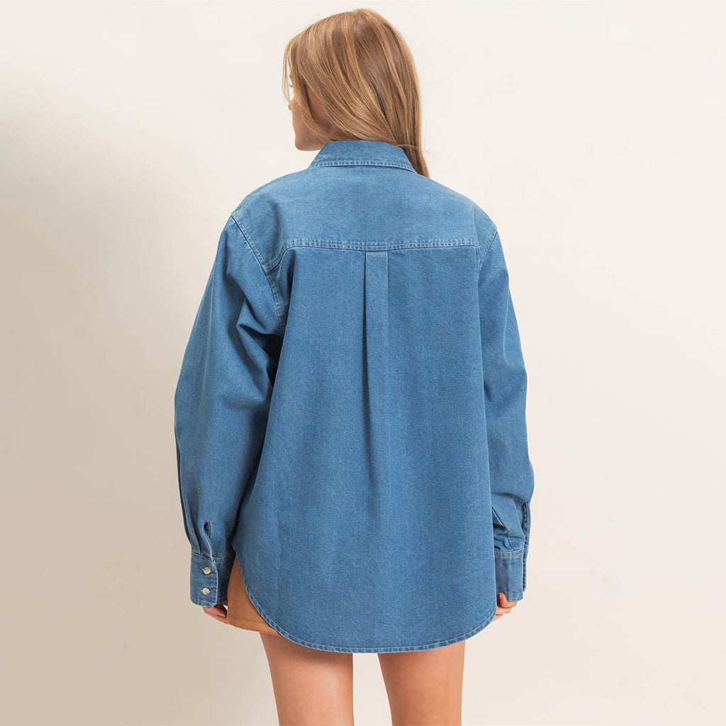 Blusa Azul de Mezclilla