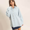 Camisa Azul de Rayas