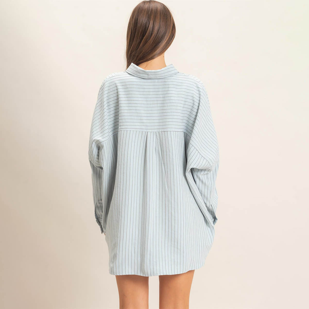 Camisa Azul de Rayas