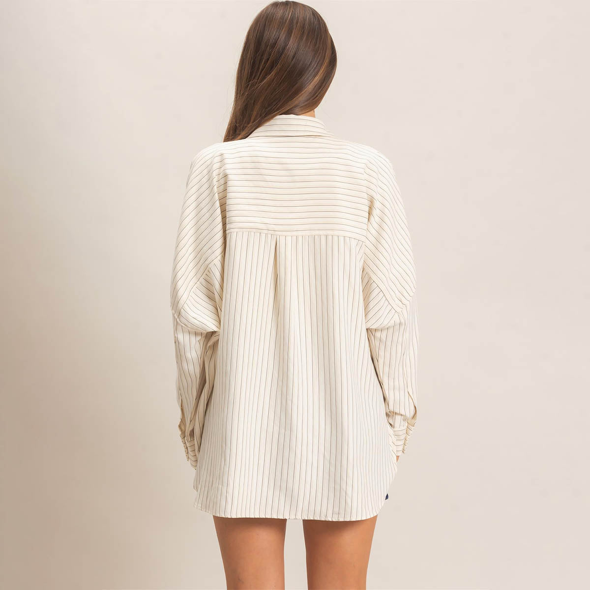 Camisa Hueso de Rayas