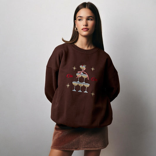 Sudadera Cafe con Estampado