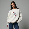 Sudadera Gris con Estampado