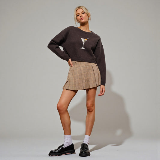 Sueter Gris con Detalle