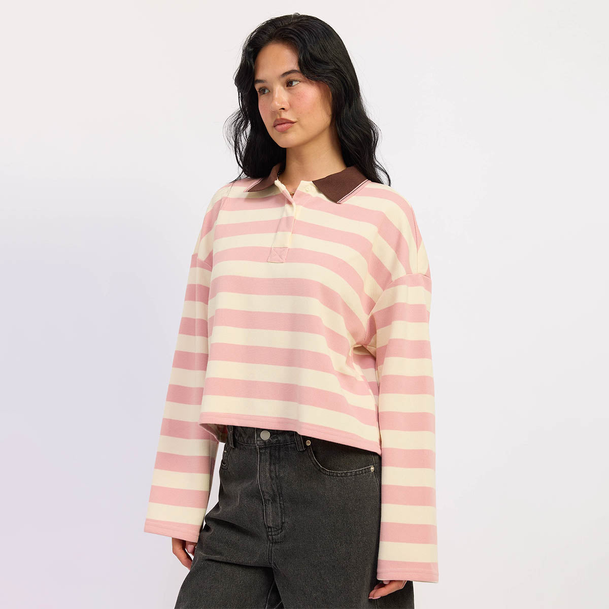 Blusa Rosa de Rayas