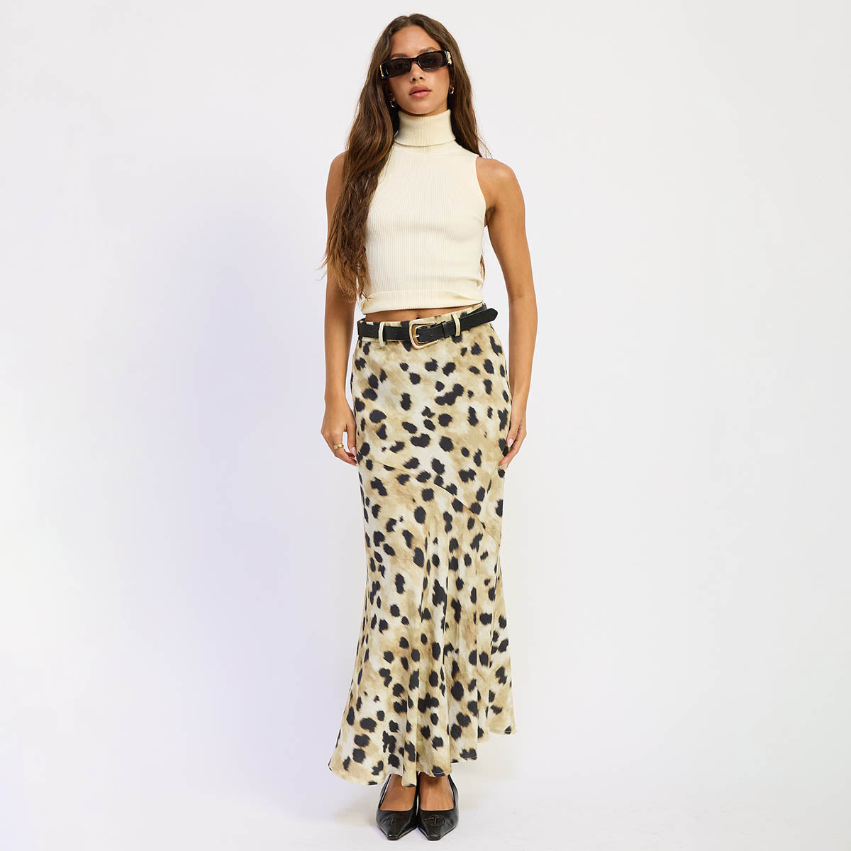 Falda Multi con Estampado