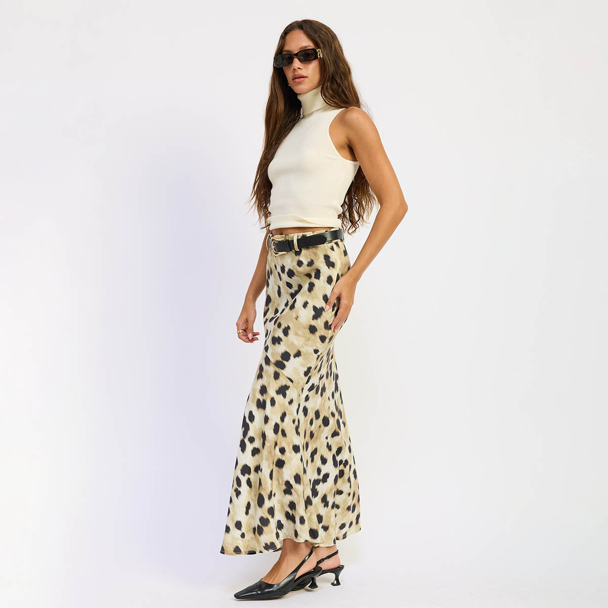 Falda Multi con Estampado