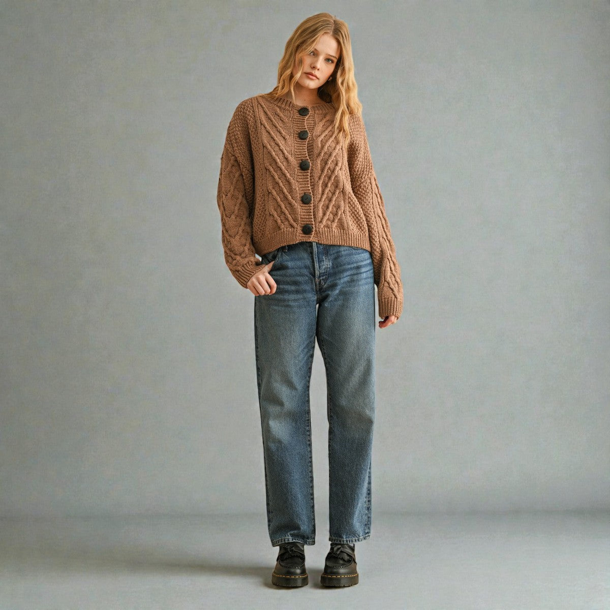 Sueter Brown de Tejido