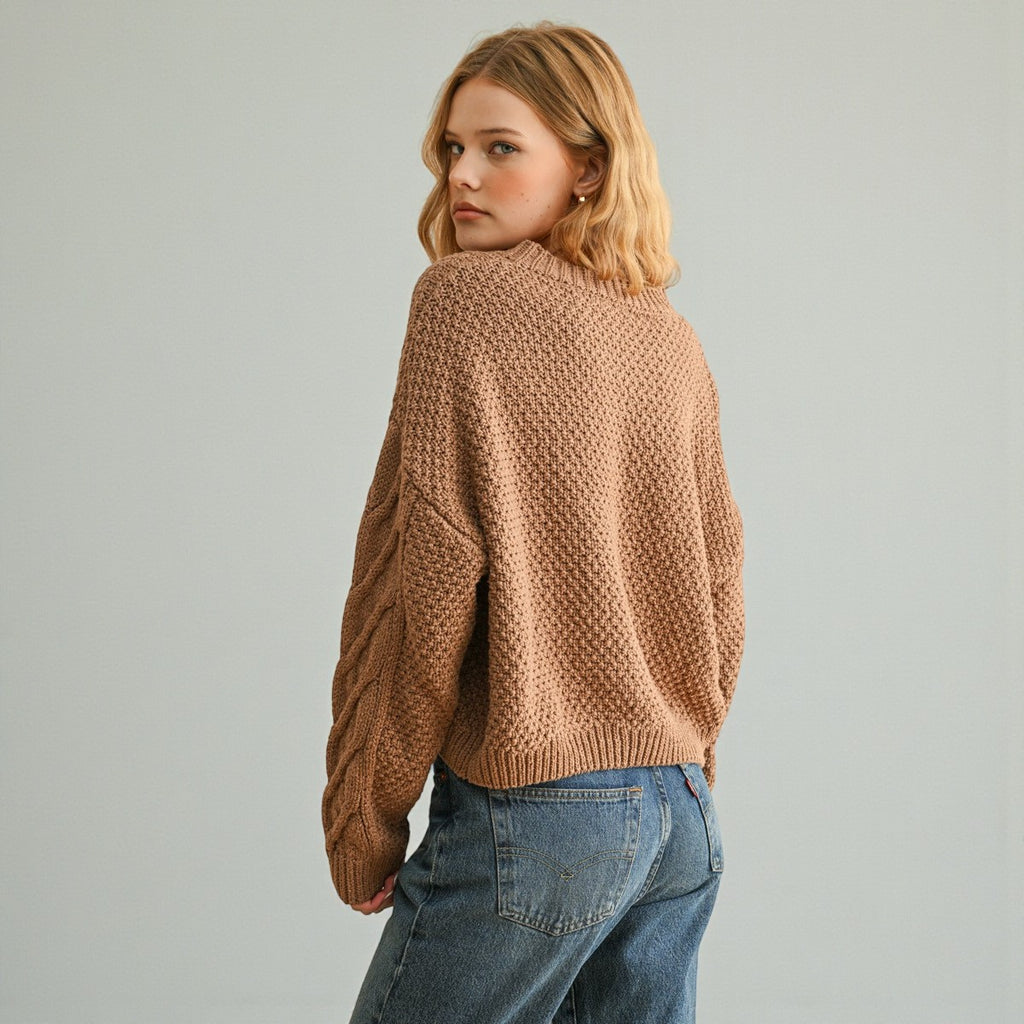 Sueter Brown de Tejido
