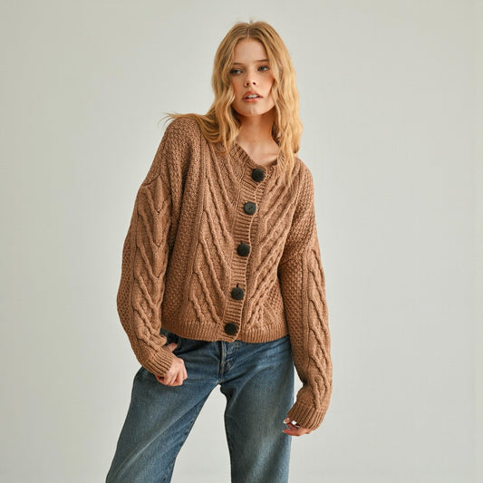 Sueter Brown de Tejido