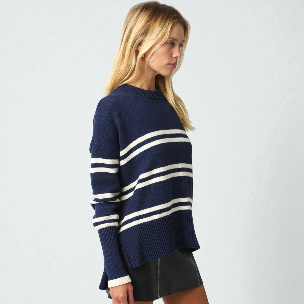 Sueter Azul de Rayas