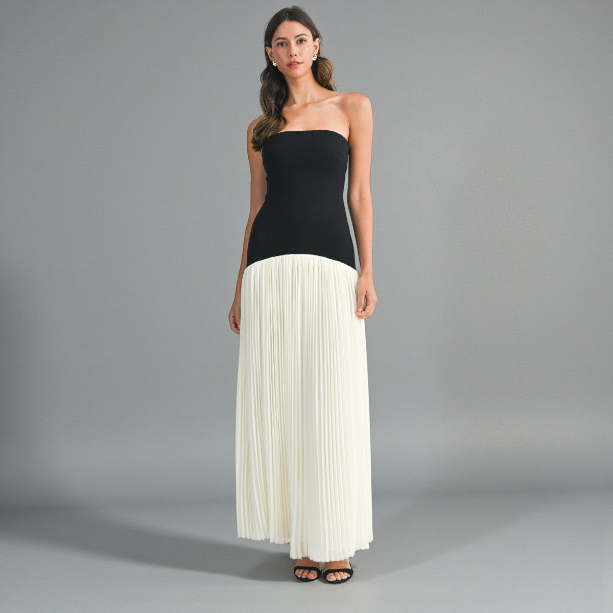 Vestido Negro/Blanco