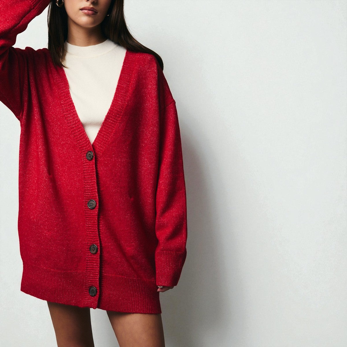 Sueter Rojo Largo