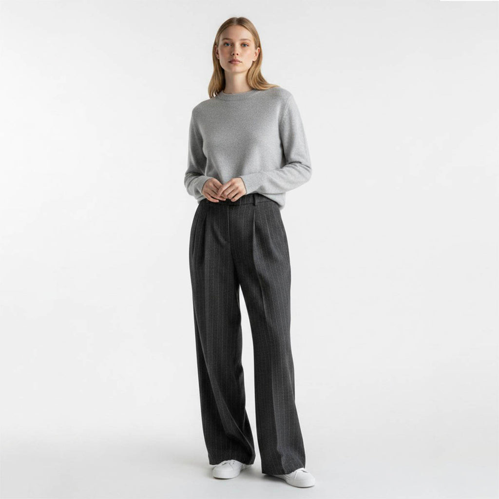 Pantalon Gris con Brillos