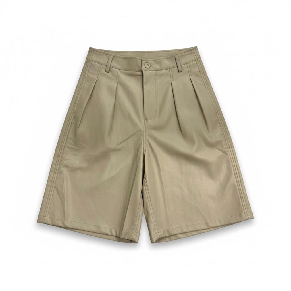 Short Beige Vinipiel