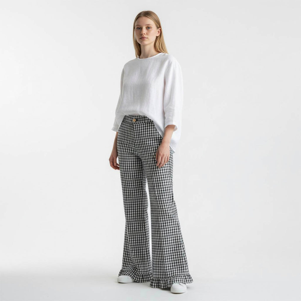 Pantalon Marino con Estampado