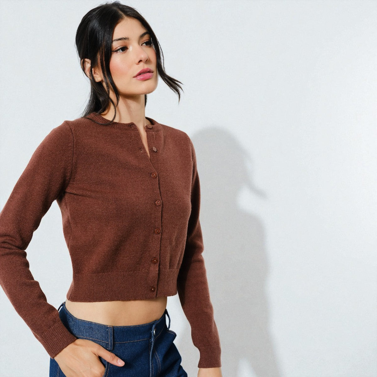 Sueter Cafe con Cierre