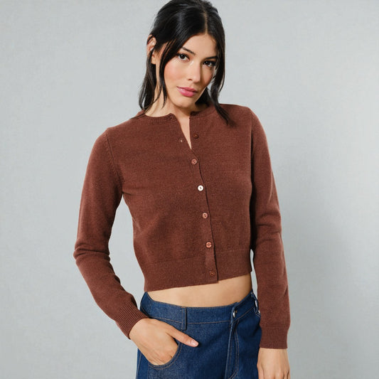 Sueter Cafe con Cierre