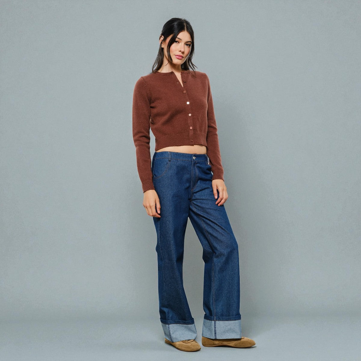 Sueter Cafe con Cierre