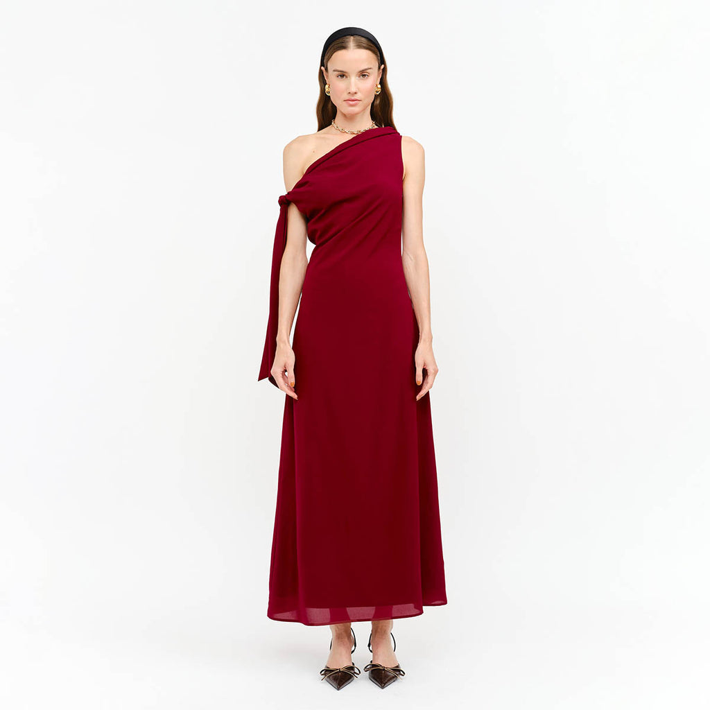 Vestido Vino Largo