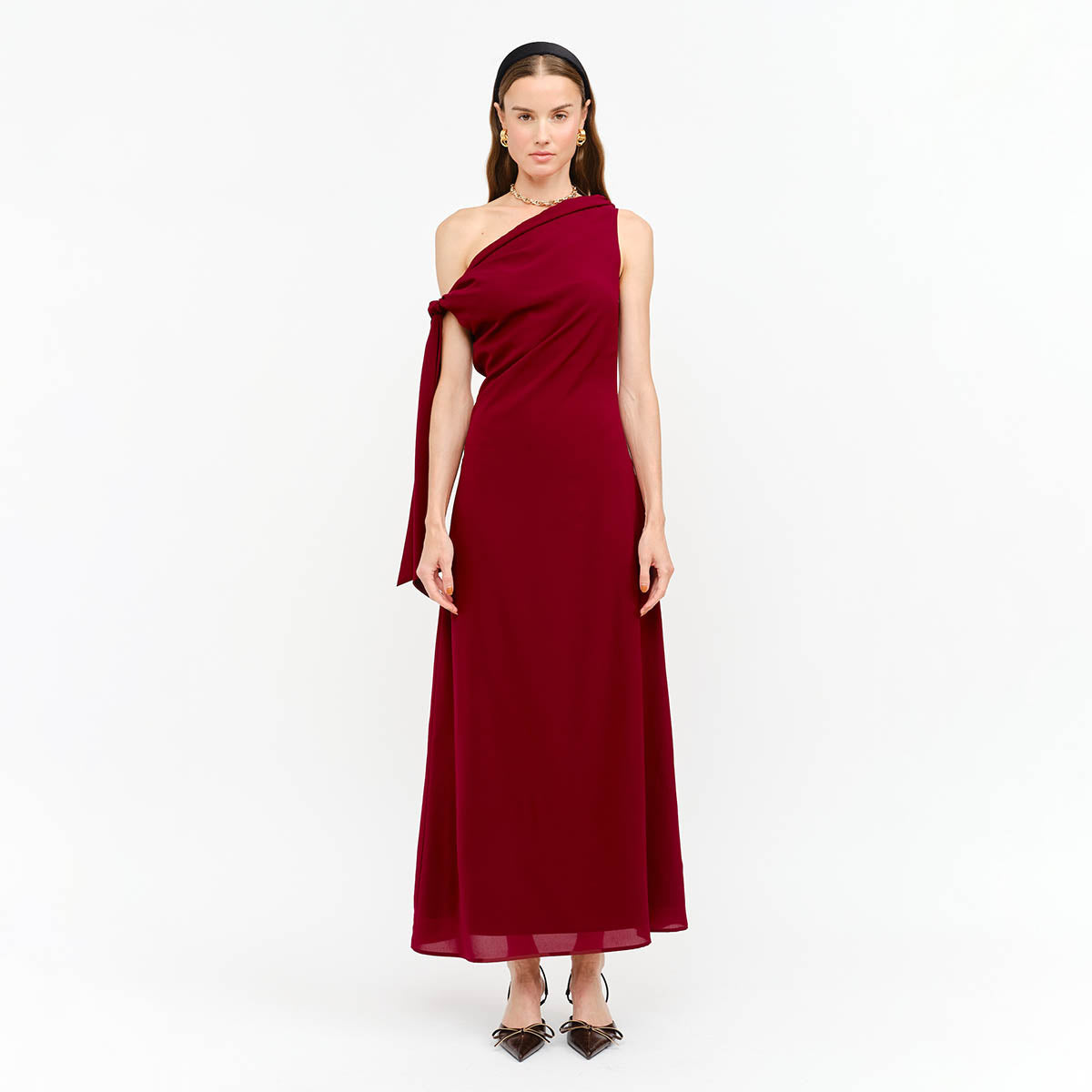 Vestido Vino Largo