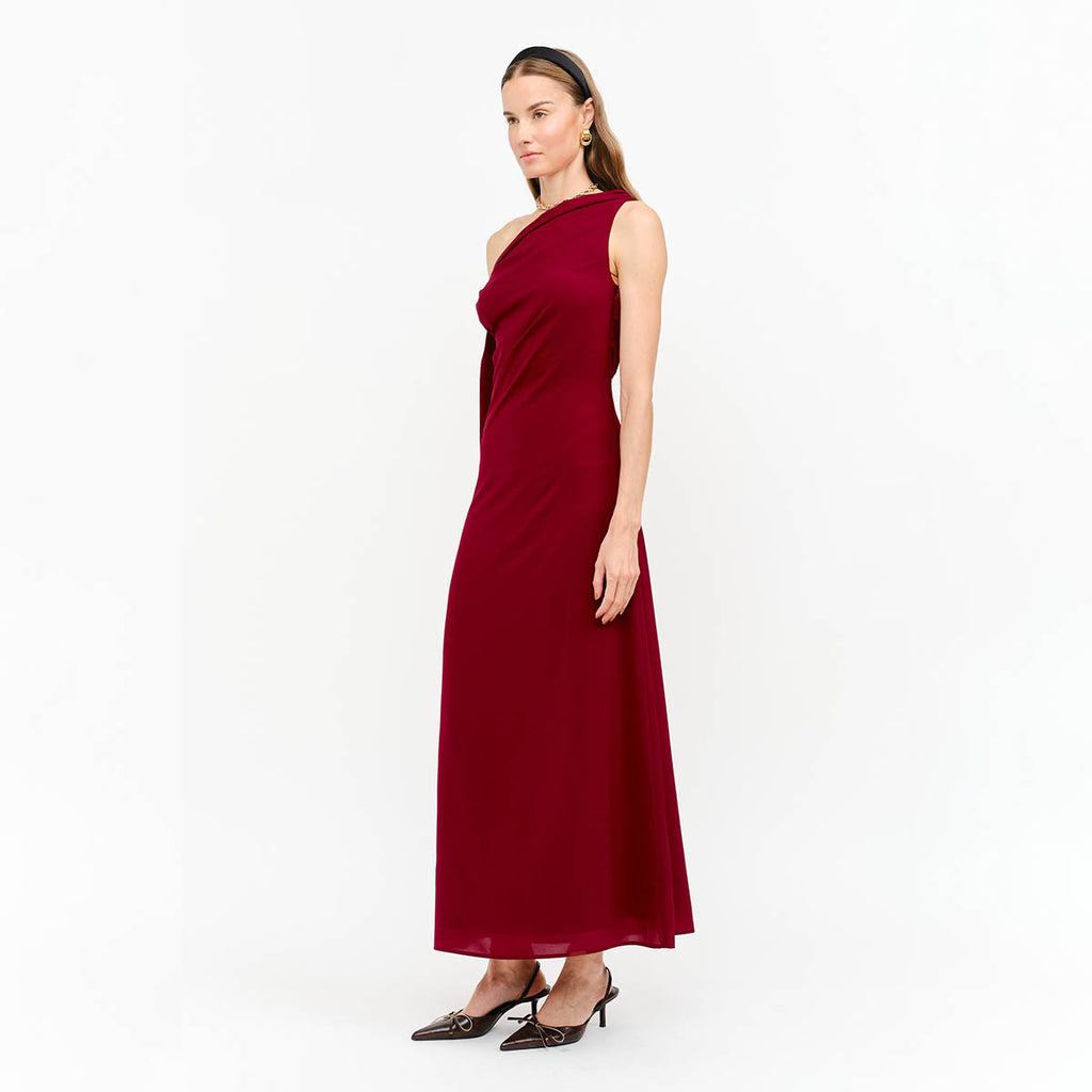 Vestido Vino Largo