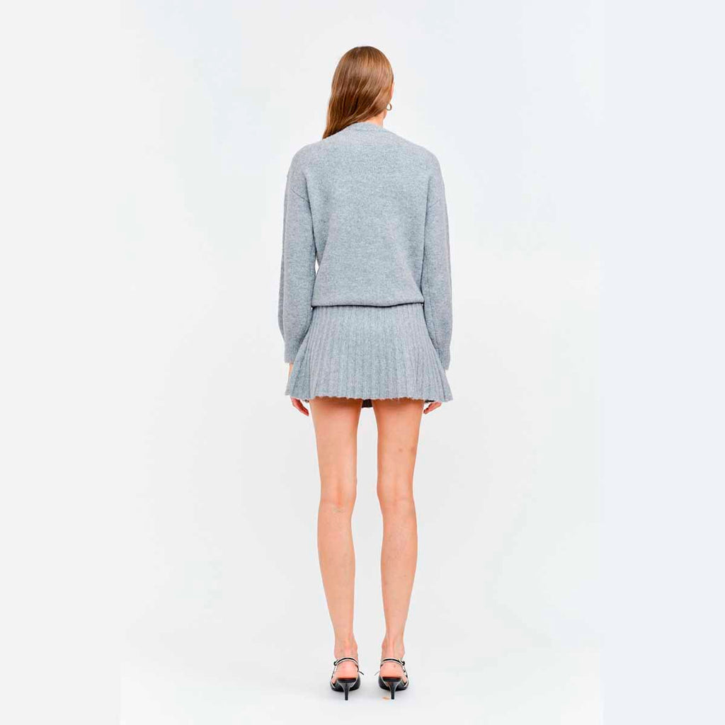 Sueter Gris con Lazos