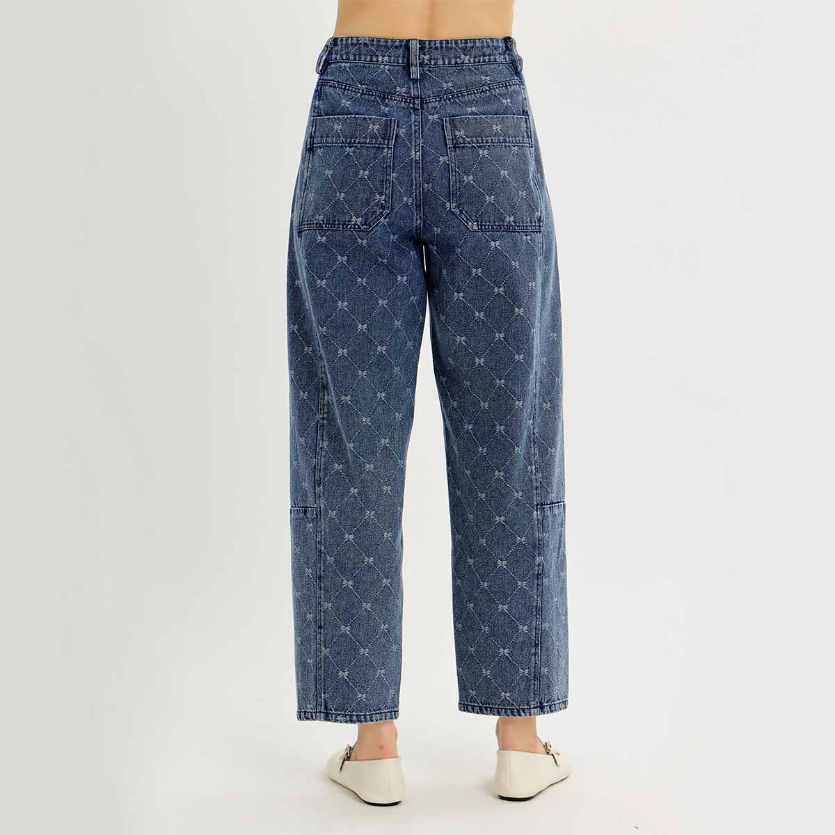 Jeans Azul con Detalles