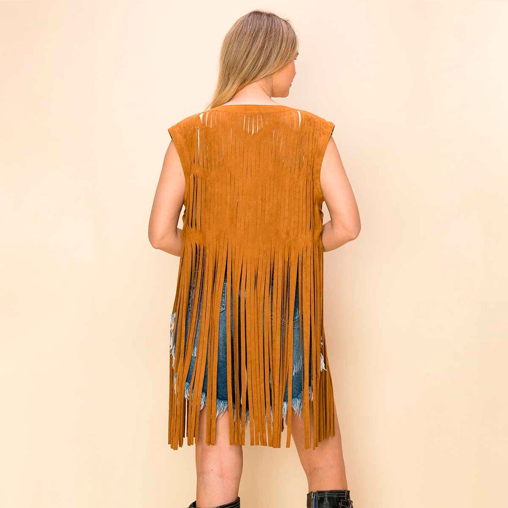 Chaleco Taupe Western