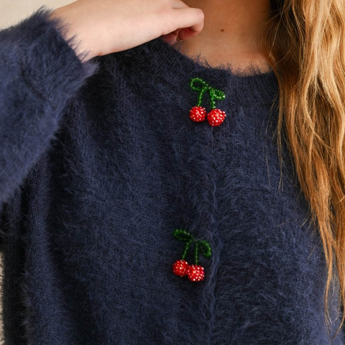 Sueter Azul de Peluche