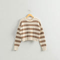 Sueter Beige de Rayas