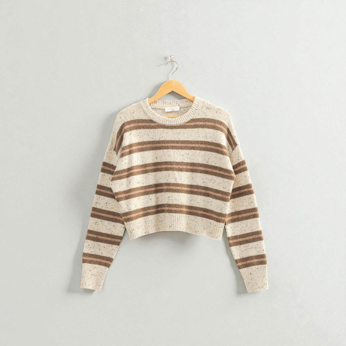 Sueter Beige de Rayas