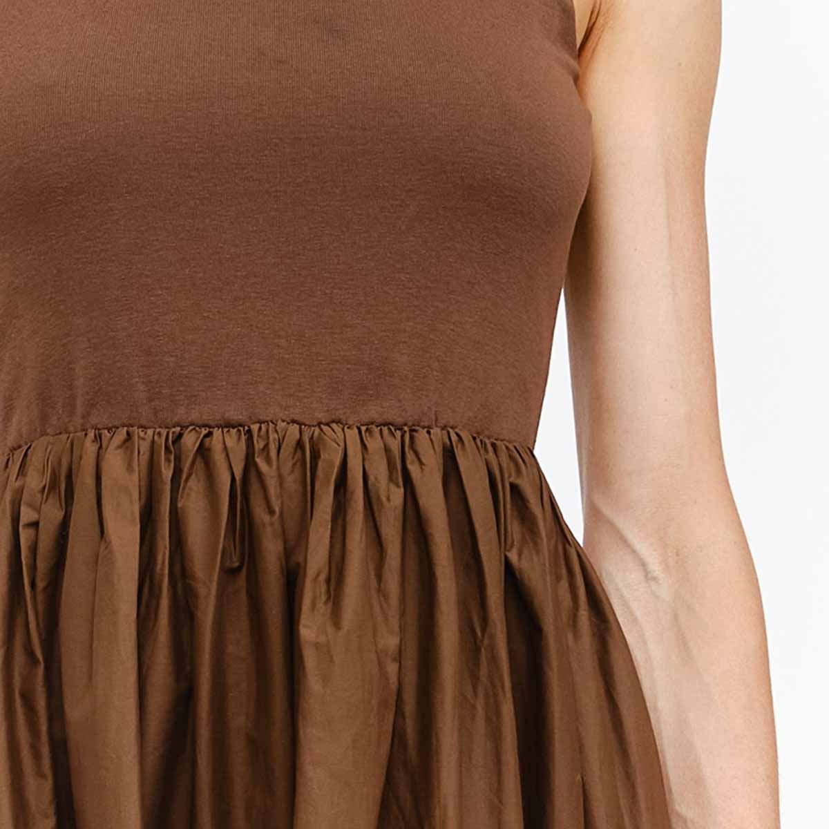 Vestido Camel