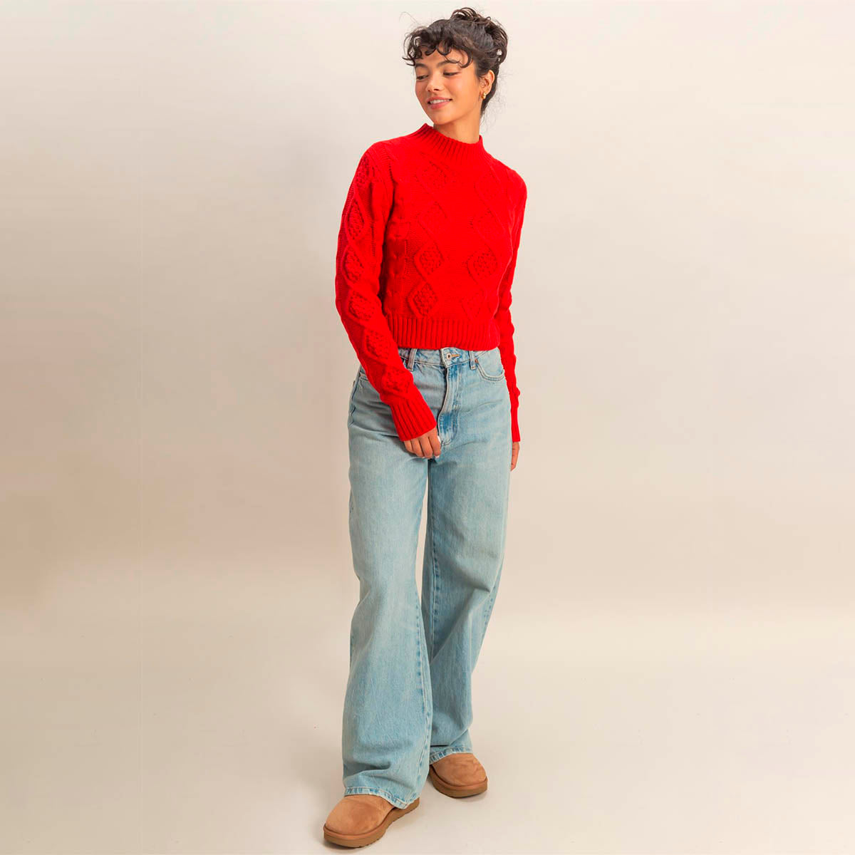 Sueter Rojo de Punto