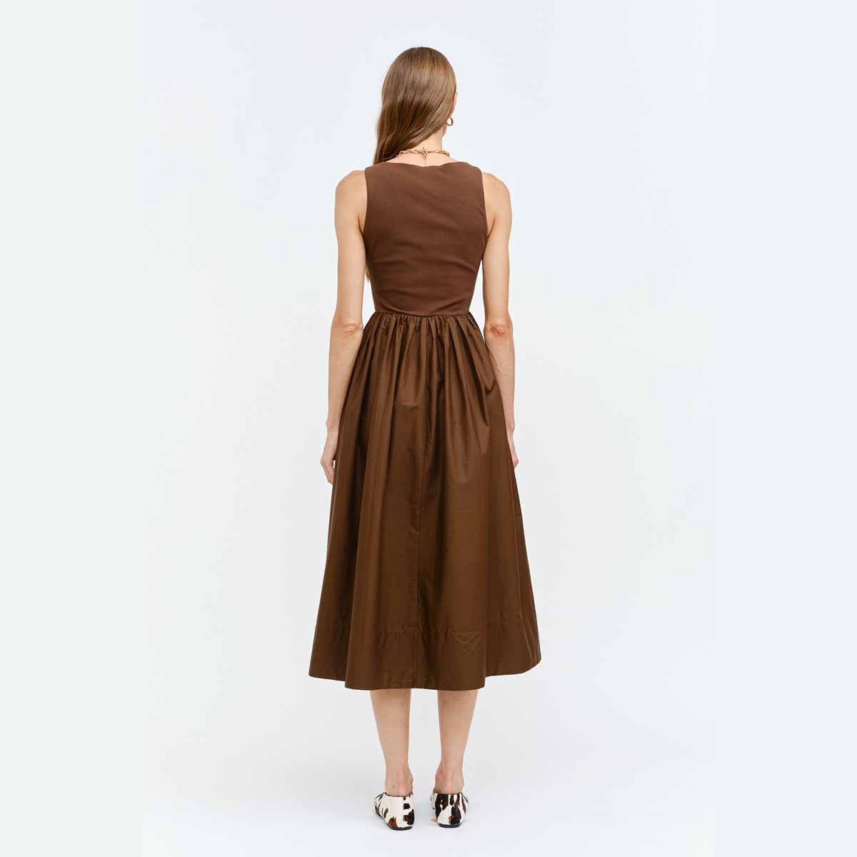 Vestido Camel