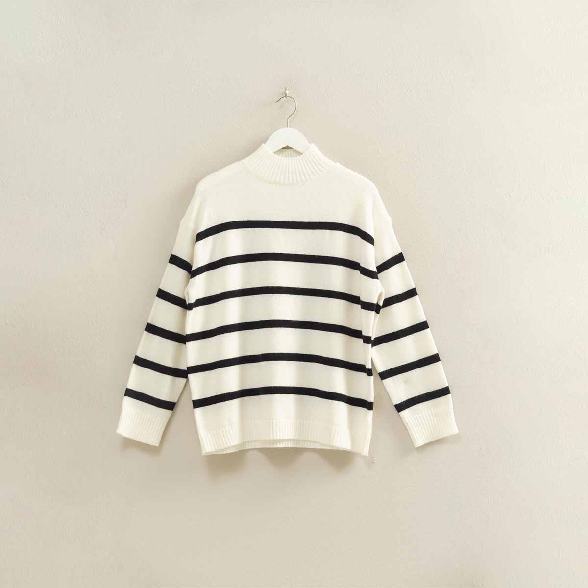 Sueter Blanco de Rayas