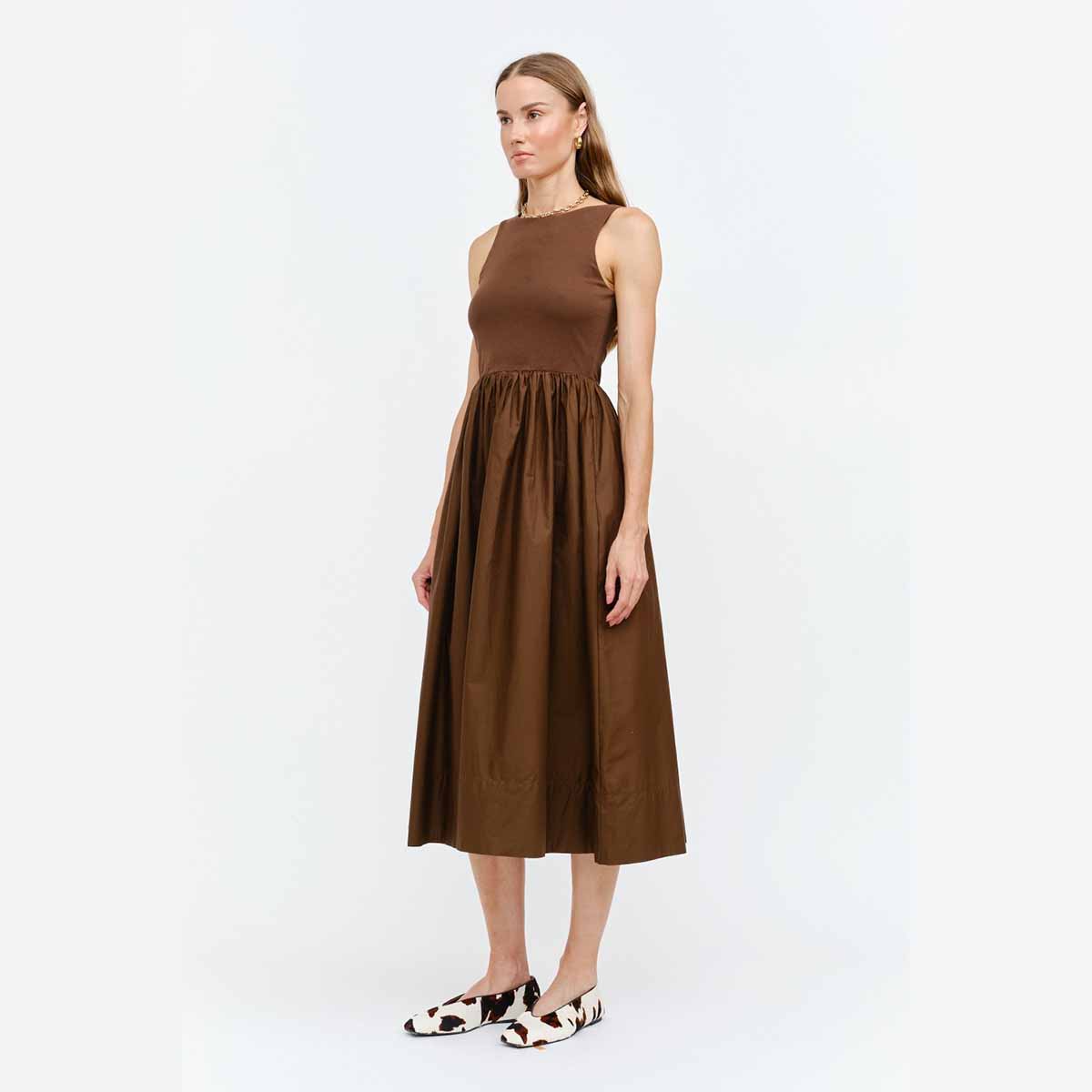 Vestido Camel