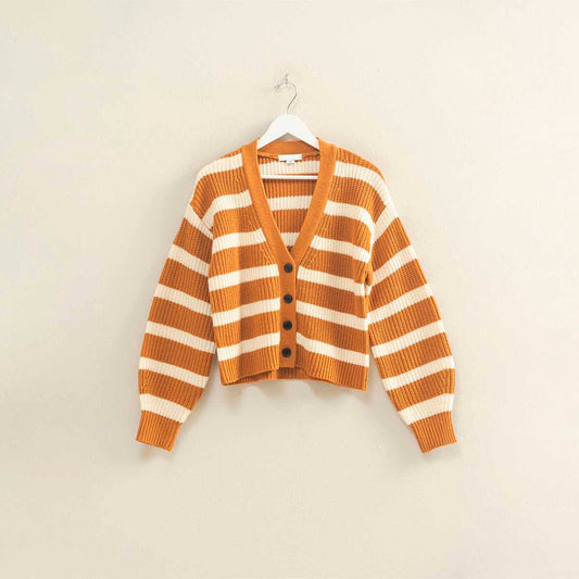Sueter Camel de Rayas