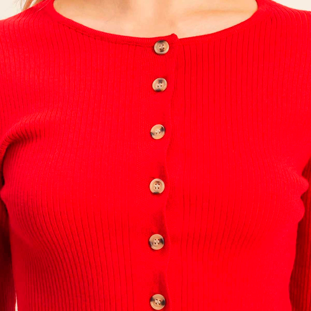 Sueter Rojo de Punto