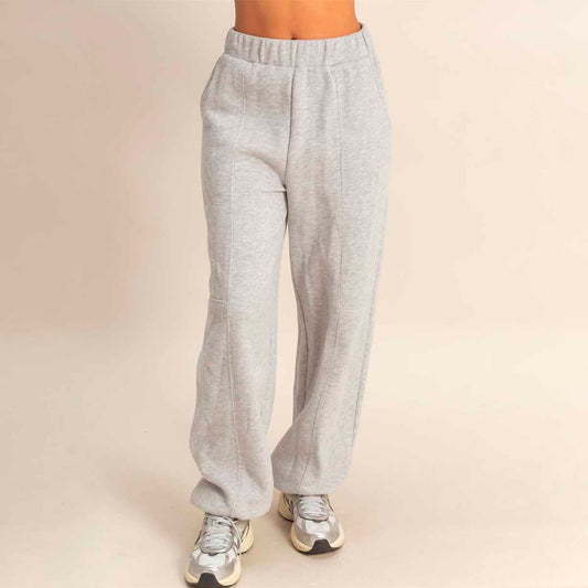 Pantalonera Gris Casual