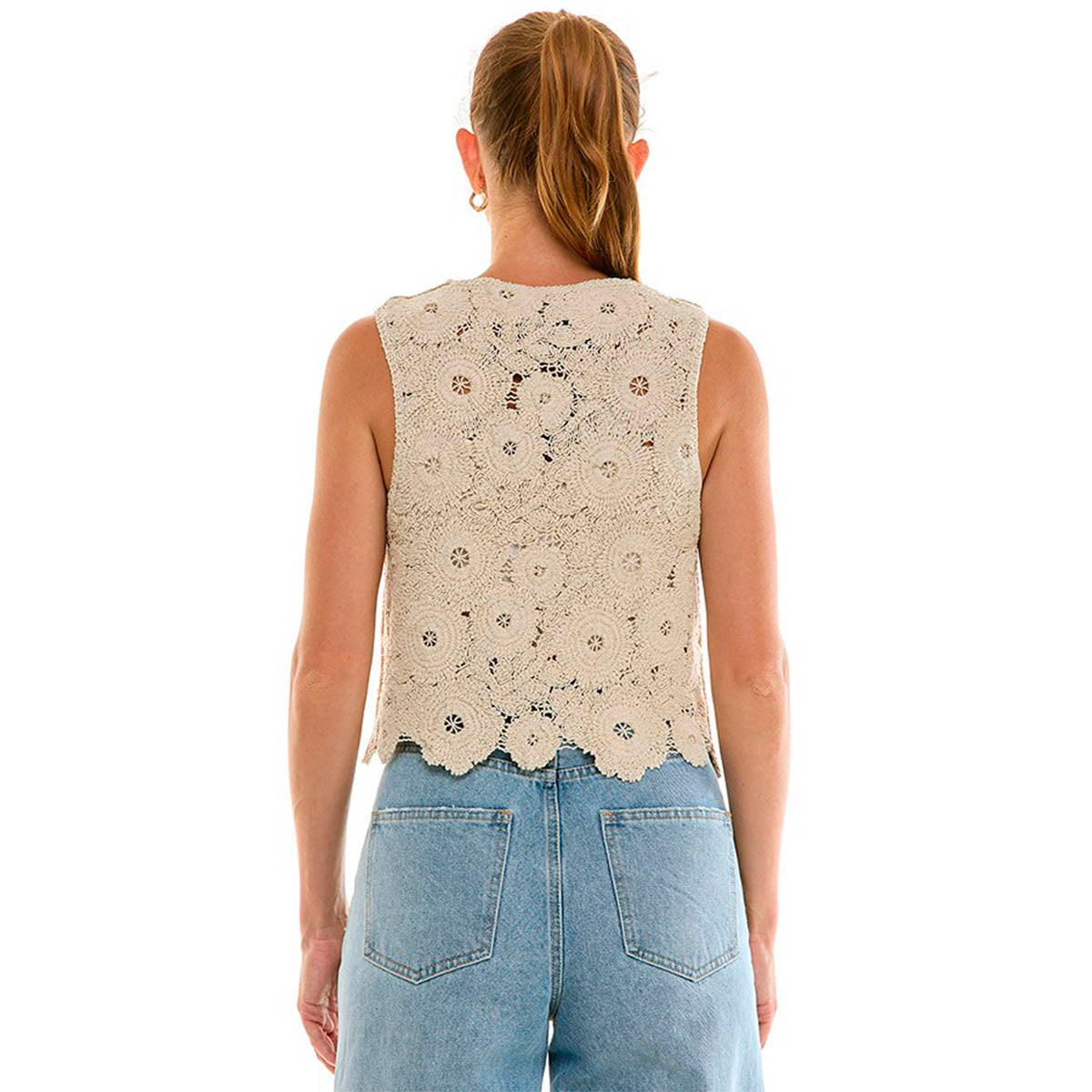 Blusa Beige de Punto