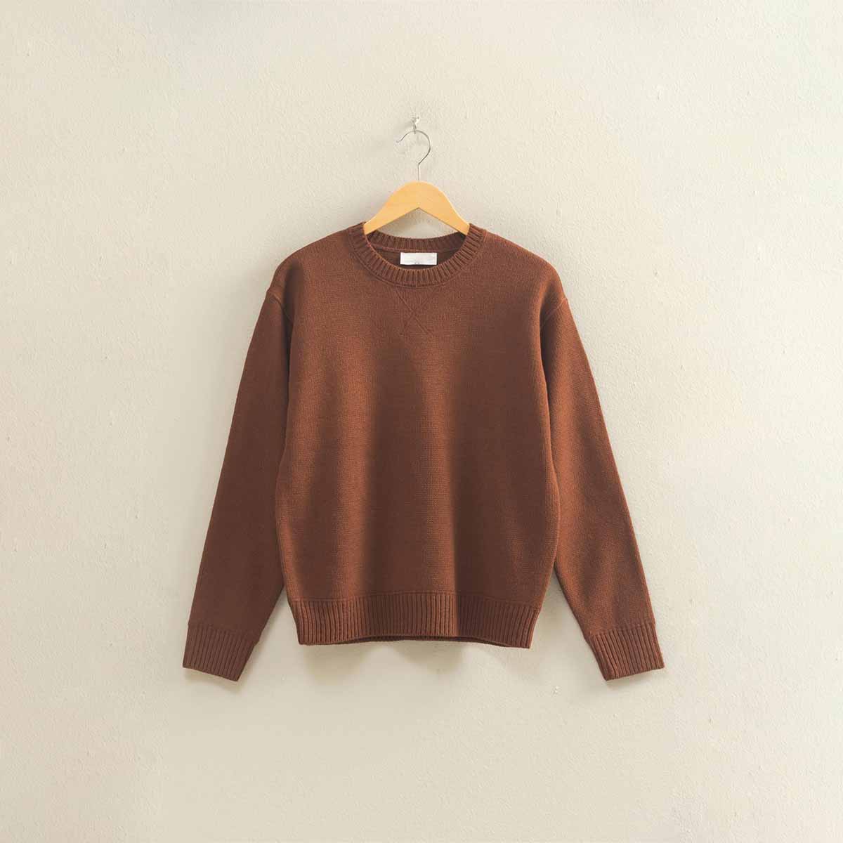 Sueter Cafe Cuello Redondo