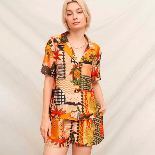 Blusa Multi Manga Corta