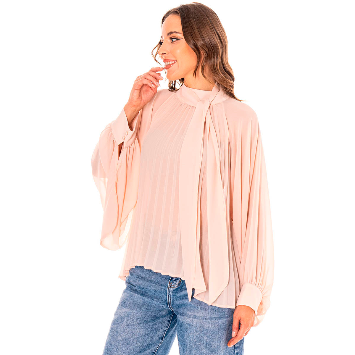Blusa Rosa Holgada