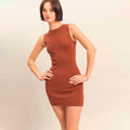 Vestido Cafe sin Mangas
