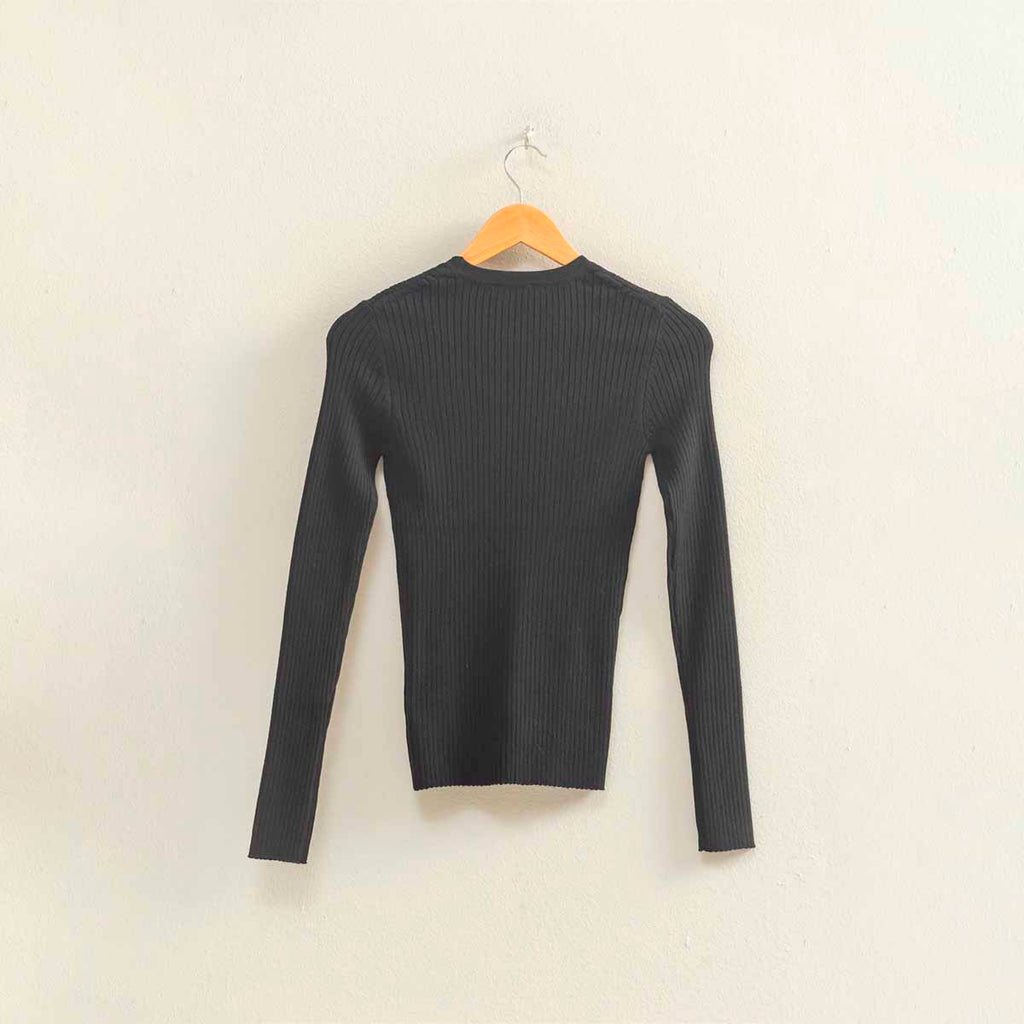 Sueter Negro de Punto